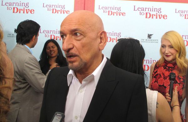 Ben Kingsley and Patricia Clarkson on the Learning to Drive red carpet